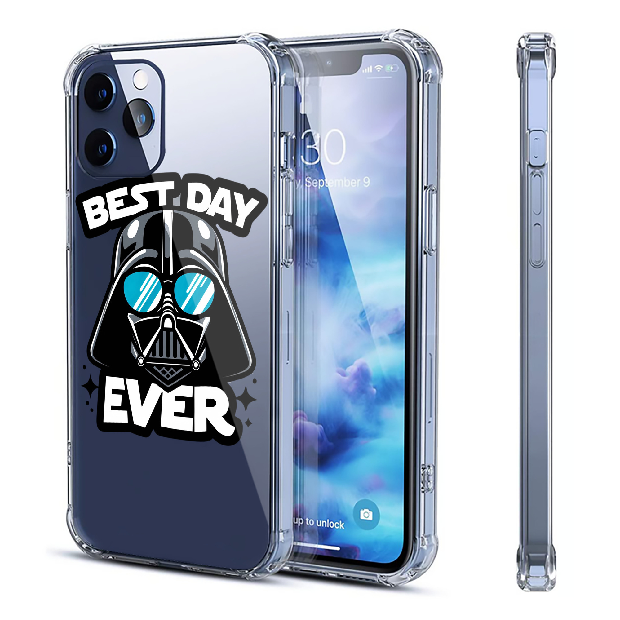 （画像用） スター・ウォーズ Star Wars 【iPhone 12シリーズ対応】透明スマホケース（クリアソフトケース）